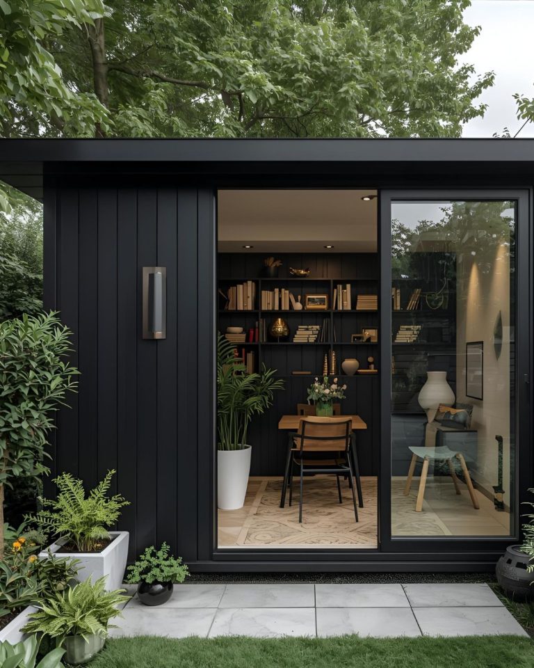 black clad garden room in Colchester built by local builders